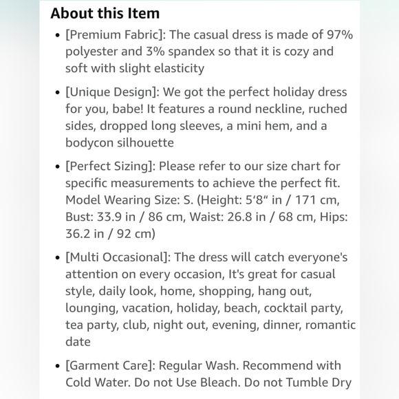 CUPSHE Women's Knit Red Wine Dress - Picture 16 of 16